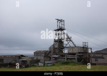 Geevor tin mine, Pendeen, Penzance, Cornwall, England, UK. Banque D'Images