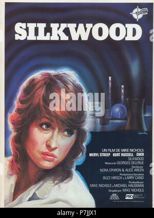 Titre original : SILKWOOD. Titre en anglais : SILKWOOD. Directeur de film : Mike Nichols. Année : 1983. Crédit : 20TH CENTURY FOX / Album Banque D'Images