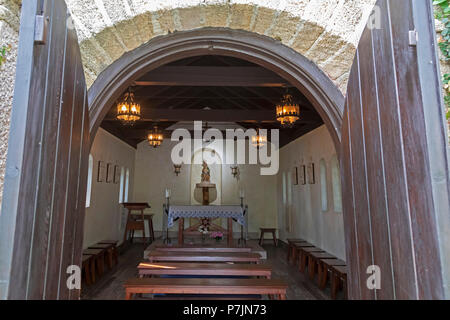 Saint Augustine, Floride - Notre lade de la Leche de culte à Nombre de Dios Mission catholique. Le sanctuaire contient une statue de la Vierge Marie je l'infirmier Banque D'Images