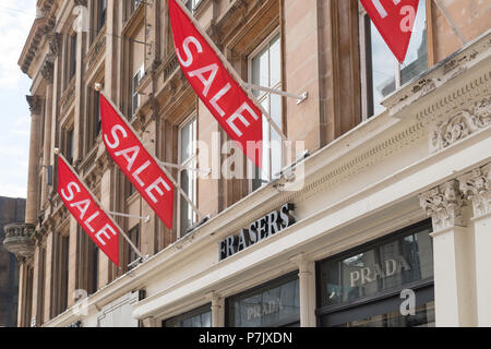 Frasers - Chambre des Frasers department store - Buchanan Street, Ecosse, Royaume-Uni Banque D'Images