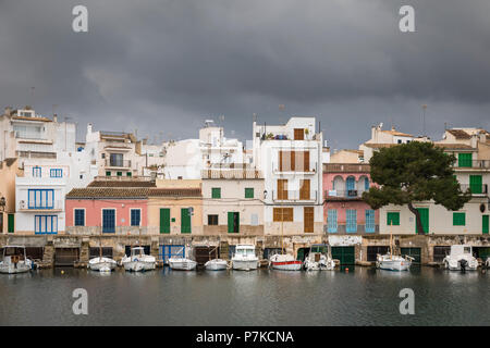 Portocolom, Majorque, Îles Baléares, Espagne Banque D'Images