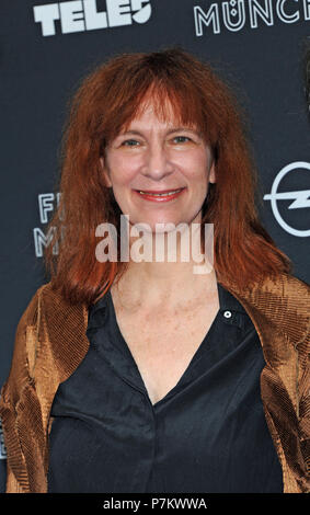 Munich, Allemagne. 07Th Juillet, 2018. L'actrice américaine Amanda Plummer arrive au Festival du Film de Munich pour la cérémonie de remise des prix de la caméra ARRI/OSRAM Prix. Credit : Ursula Düren/dpa/Alamy Live News Banque D'Images