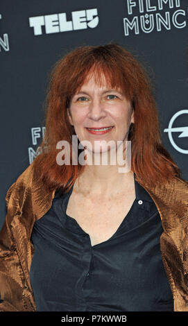 Munich, Allemagne. 07Th Juillet, 2018. L'actrice américaine Amanda Plummer arrive au Festival du Film de Munich pour la cérémonie de remise des prix de la caméra ARRI/OSRAM Prix. Credit : Ursula Düren/dpa/Alamy Live News Banque D'Images