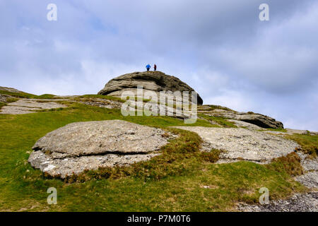 Les roches Haytor, Ilsington, Dartmoor National Park, Devon, England, UK Banque D'Images