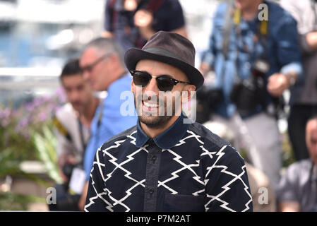 19 mai 2017 - Cannes, France : JR participe à la 'Visages, Villages, une séance au cours de la 70e festival de Cannes. JR lors du 70eme Festival de Cannes. *** FRANCE / PAS DE VENTES DE MÉDIAS FRANÇAIS *** Banque D'Images