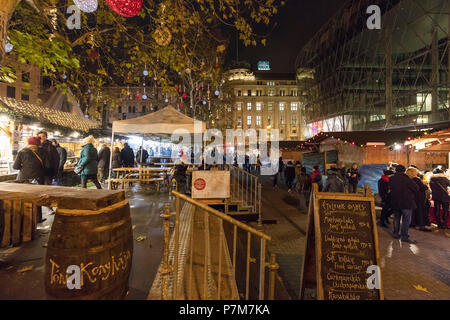 Marchés de Noël, Budapest, Hongrie Banque D'Images