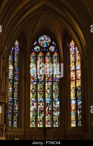 France, Calvados, Pays d' Auge, Villers sur Mer, église St Martin Banque D'Images