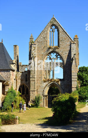 France, Cotes d'Armor, sur le Chemin de Saint Jacques, Paimpol, Abbaye de Beauport 13e siècle Banque D'Images