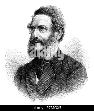 Anastasius Grün. (Anton Alexander comte d'Auersperg), 1881 Banque D'Images