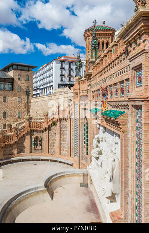 Ovalo escalier, Teruel, Aragon, Espagne, Europe Banque D'Images