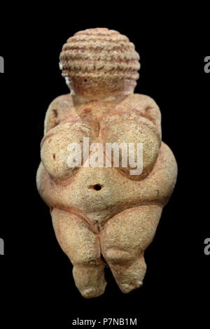 Vénus de Willendorf, Vienne, Autriche Banque D'Images