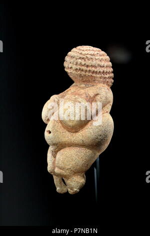 Vénus de Willendorf, Vienne, Autriche Banque D'Images