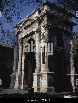 ARCO DEL TRIUNFO - ARCO DEI GAVI - SIGLO. Auteur : LUCIO VITRUVIO CERDO. Lieu : extérieur, Verona, ITALIA. Banque D'Images