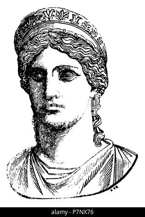 Junon Ludovisi, 1881 Banque D'Images