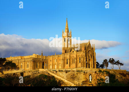 Chapelle Lourdes, Mgarr, Gozo, Malte Banque D'Images