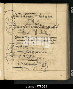 . Drei Register Arithmetischer ahnfeng zur Practic Scan : Digitalisierungszentrum der Niedersächsischen Staats- und Universitätsbibliothek Göttingen Digitalisierung gefördert durch Mittel des Vereins Deutschland Scan Date : 24. Mai 2006 . Deutsch : Dies ist ein Scan des historischen anglais Buch鋨es : c'est un document historique de la numérisation . N/A 327 064 Reinhard Rechenbuch Banque D'Images