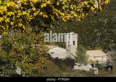 Sarsa de Surta, Sobrarbe, Provincia de Huesca, Comunidad Autónoma de Aragón, cordillera de los Pirineos, Espagne, Europe. Banque D'Images