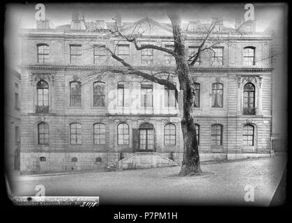 71 CH-NB - Genève, Maison Mallet, façade, vue partielle - Collection Max van Berchem - EAD-8707 Banque D'Images