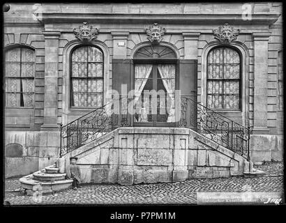 71 CH-NB - Genève, Maison Mallet, façade, vue partielle - Collection Max van Berchem - EAD-8709 Banque D'Images