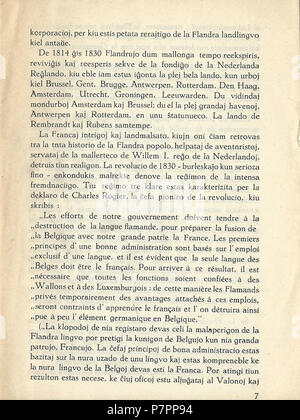 La Flandra Esperanto : Movado . 192871928 La Flandra Movado 07 Banque D'Images