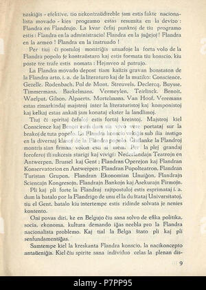 La Flandra Esperanto : Movado . 192871928 La Flandra Movado 09 Banque D'Images