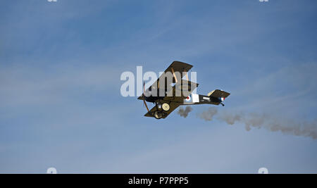 Sopwitch Pup, Baby Mine, LX-PUP, centenaire Air Show ; Musée de la Grande Guerre, LA PREMIÈRE GUERRE MONDIALE, Meaux, Seine-et-Marne, Ile-de-France, France, Europe Banque D'Images