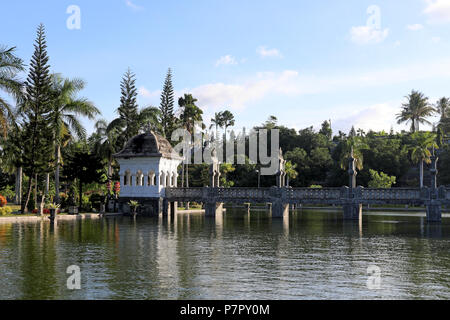 Amlapura, Indonésie - 2 juillet 2018 : l'eau d'Ujung Palace dans l'Est de Bali, Indonésie Banque D'Images