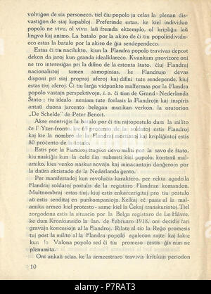 La Flandra Esperanto : Movado . 192871928 La Flandra Movado 10 Banque D'Images