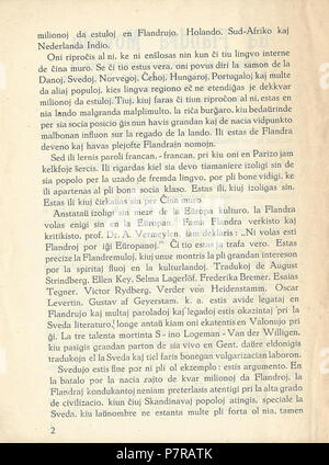 La Flandra Esperanto : Movado . 192871928 La Flandra Movado 02 Banque D'Images