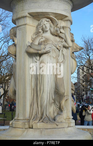 Anglais : mer, fontaine Dupont Circle - Washington, DC, USA. 2 février 2017, 10:05:05 Mer 344, Dupont Circle - Washington, DC - DSC07752 Banque D'Images