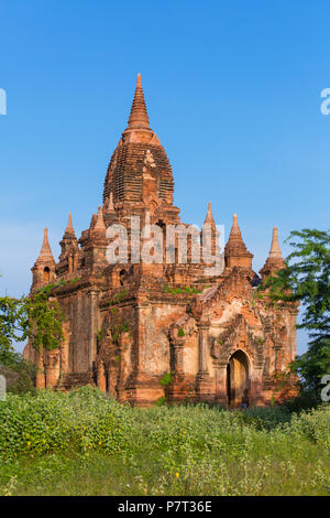 Vieux temple pagode Bagan au Myanmar Banque D'Images