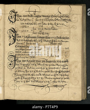 . Drei Register Arithmetischer ahnfeng zur Practic Scan : Digitalisierungszentrum der Niedersächsischen Staats- und Universitätsbibliothek Göttingen Digitalisierung gefördert durch Mittel des Vereins Deutschland Scan Date : 24. Mai 2006 . Deutsch : Dies ist ein Scan des historischen anglais Buch鋨es : c'est un document historique de la numérisation . N/A 327 106 Reinhard Rechenbuch Banque D'Images