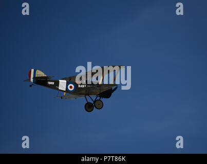 Sopwitch Pup, Baby Mine, LX-PUP, centenaire Air Show ; Musée de la Grande Guerre, LA PREMIÈRE GUERRE MONDIALE, Meaux, Seine-et-Marne, Ile-de-France, France, Europe Banque D'Images