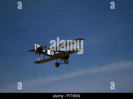 Sopwitch Pup, Baby Mine, LX-PUP, centenaire Air Show ; Musée de la Grande Guerre, LA PREMIÈRE GUERRE MONDIALE, Meaux, Seine-et-Marne, Ile-de-France, France, Europe Banque D'Images