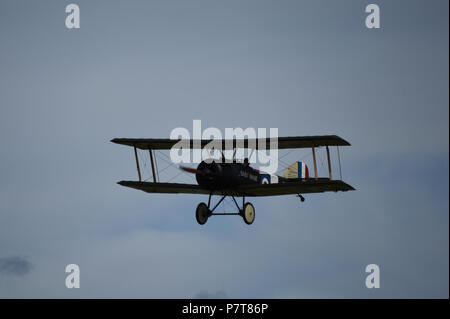 Sopwitch Pup, Baby Mine, LX-PUP, centenaire Air Show ; Musée de la Grande Guerre, LA PREMIÈRE GUERRE MONDIALE, Meaux, Seine-et-Marne, Ile-de-France, France, Europe Banque D'Images