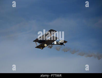 Sopwitch Pup, Baby Mine, LX-PUP, centenaire Air Show ; Musée de la Grande Guerre, LA PREMIÈRE GUERRE MONDIALE, Meaux, Seine-et-Marne, Ile-de-France, France, Europe Banque D'Images