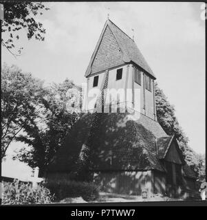 Upsala, Suède (Uppsala) : Kirche ; Gebäude aus Holz. 81 juin 1937 CH-NB - Schweden, Upsala (Suède)- Kirche - Annemarie Schwarzenbach - SLA-Schwarzenbach-A-5-17-122 Banque D'Images