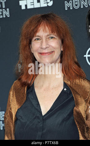 Munich, Allemagne. 07Th Juillet, 2018. L'actrice américaine Amanda Plummer arrive au Festival du Film de Munich pour la cérémonie de remise des prix de la caméra ARRI/OSRAM Prix. Credit : Ursula Düren/dpa/Alamy Live News Banque D'Images