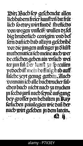. Ayn new kunstlich buech welches gar gewiss vnd behend gemainen lernet nach der Regel detre/ welschen practic/ regeln falsi vñ erlichë regeln .... Deutsch : Dies ist ein Scan des historischen anglais Buch鋨es : c'est un document historique de la numérisation . N/A 129 De Rechenbuch (Schreiber) 247 Banque D'Images