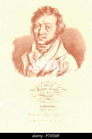148 ETH-bib-ampère, André-Marie (1775-1836)-Portrait-Portr 05431 Banque D'Images