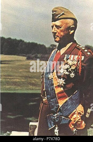 Anglais : George Patton, US Army, le Général . 1945 170 George Patton, US Army, le général Banque D'Images