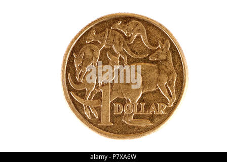 Pièce d'un dollar australien Banque D'Images