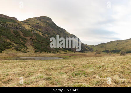 Image en arrière-plan du parc de Holyrood à Edimbourg, Ecosse. Banque D'Images