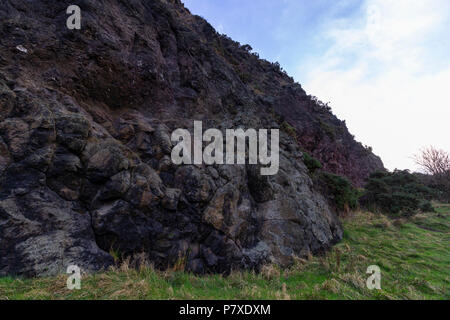 Image en arrière-plan du parc de Holyrood à Edimbourg, Ecosse. Banque D'Images
