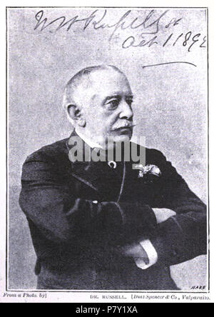 Sir William Howard Russell CVO (28 mars 1820 - 11 février 1907) . 1893 199 Howard Russell Banque D'Images