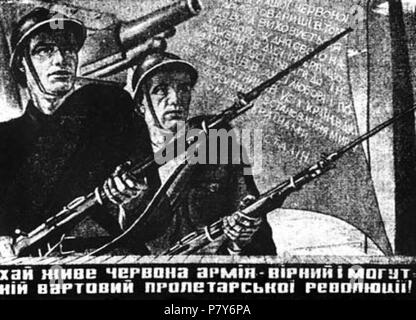 " : !" . 1933 Zhive 188 Hay Chervona Armia (Gorely) Banque D'Images