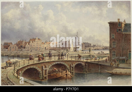 Nederlands : Beschrijving de Amstel bij de Prinsengracht Gezicht van het eind van de Prinsengracht naar de overkant van de Amstel. 156 de molen De Bul op het bolwerk. Oosterblokhuis 156 (in a general sense est net de Hogesluis nog te zien. Op de voorgrond de brug over de en daarachter schutsluizen de Prinsengracht dans de Amstel. Documenttype tekening Vervaardiger Hilverdink, Johannes J. A. (1813-1902) Collectie Collectie Van Eeghen : tekeningen Datering 1852 t/m 1863 naam Geografische Inventarissen http://archief.amsterdam/archief/10055/459 Afbeeldingsbestand Amstel Prinsengracht 010055000496 . 1852 t/m Banque D'Images