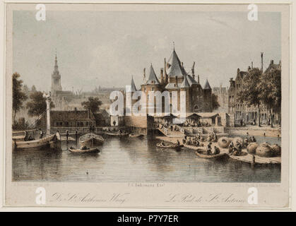 Nederlands : Beschrijving De St. Anthonies Waag gezicht op de Nieuwmarkt remplies de Waag à partir de Geldersekade. 156 de steiger van de Vismarkt. Op de achtergrond de Zuiderkerkstoren. Techniek : kleurensteendruk. Documenttype prent Vervaardiger Bührmann, C.F. Hilverdink, Johannes J. A. (1813-1902) Collectie Collectie Stadsarchief Amsterdam : tekeningen en prenten Geografische naam Geldersekade Nieuwmarkt http://archief.amsterdam/archief/10097/010097003166 Afbeeldingsbestand Inventarissen 010097003166 . Date inconnue 193 Hilverdink, Johannes J. A. (1813-1902), l'AFB 010097003166 Banque D'Images