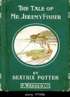 Couverture de w:l'histoire de M. Jeremy Fisher . 1906 Jeremy Fisher 220 couvrir Banque D'Images