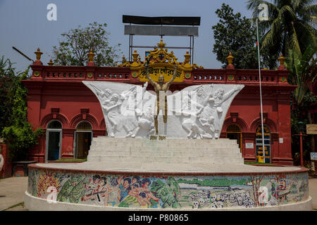 Kustia Pourosova Kustia, bâtiment, au Bangladesh. Banque D'Images